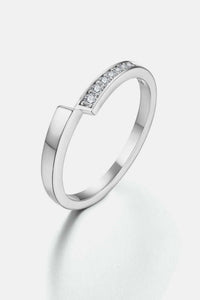 Moissanite 925 Sterling Silver Ring Luxurious Weddings