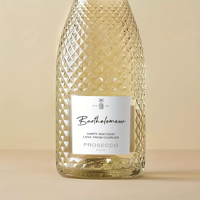 Personalized Prosecco Wine Label Wine Labels Luxurious Weddings