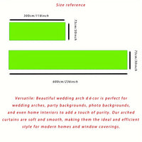 Green Silk Draping Silks Luxurious Weddings