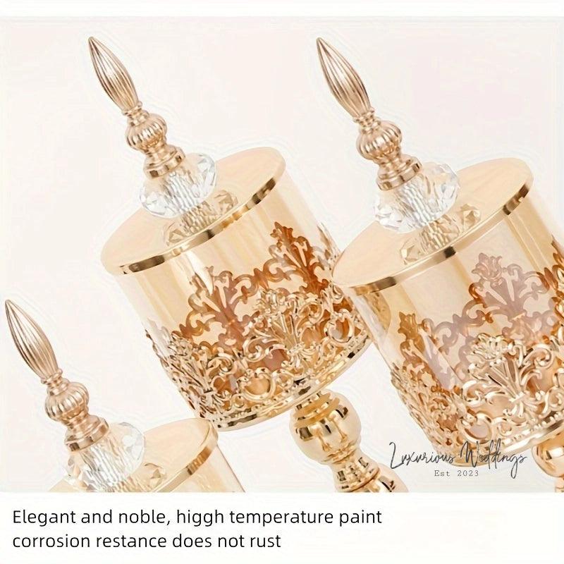 Crystal Glass Jar - Elegant Wedding Centerpiece & Decor centerpiece Luxurious Weddings