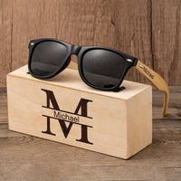Custom Wooden Sunglasses for Men Groomsmen Gifts Luxurious Weddings