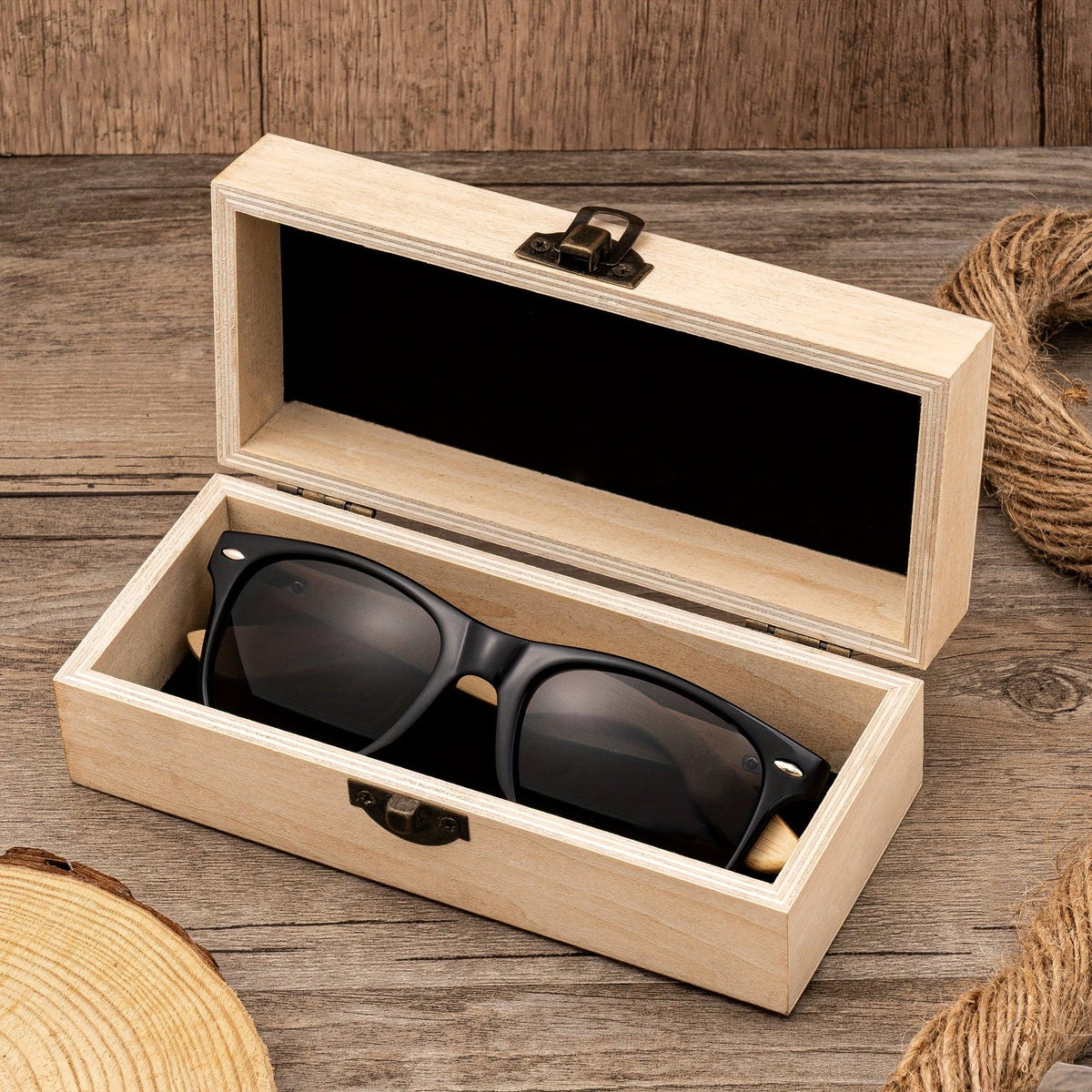 Custom Wooden Sunglasses for Men Groomsmen Gifts Luxurious Weddings