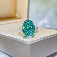 5 Carat Moissanite 925 Sterling Silver Ring Rings Luxurious Weddings