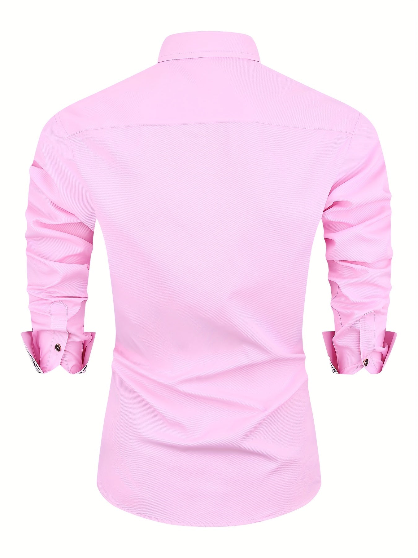 Men's Long Sleeve Tuxedo Shirt for Spring & Autumn Men's Formal Shirts Luxurious Weddings