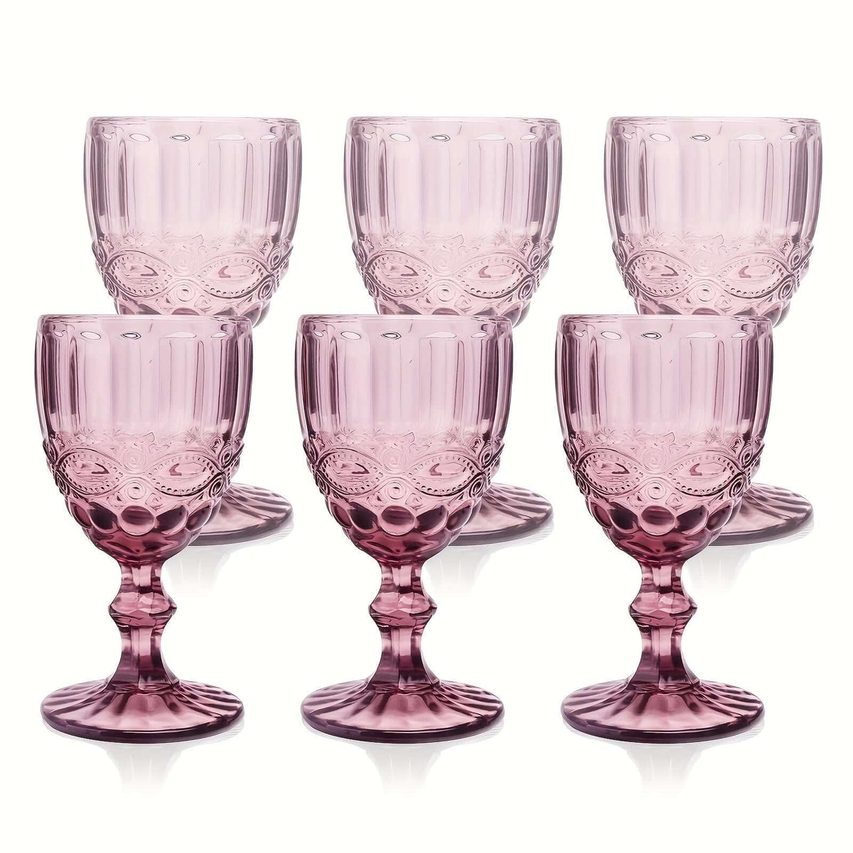 6pcs Vintage Snake Pattern Wine Glass Set wine glass Luxurious Weddings