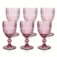 6pcs Vintage Snake Pattern Wine Glass Set wine glass Luxurious Weddings