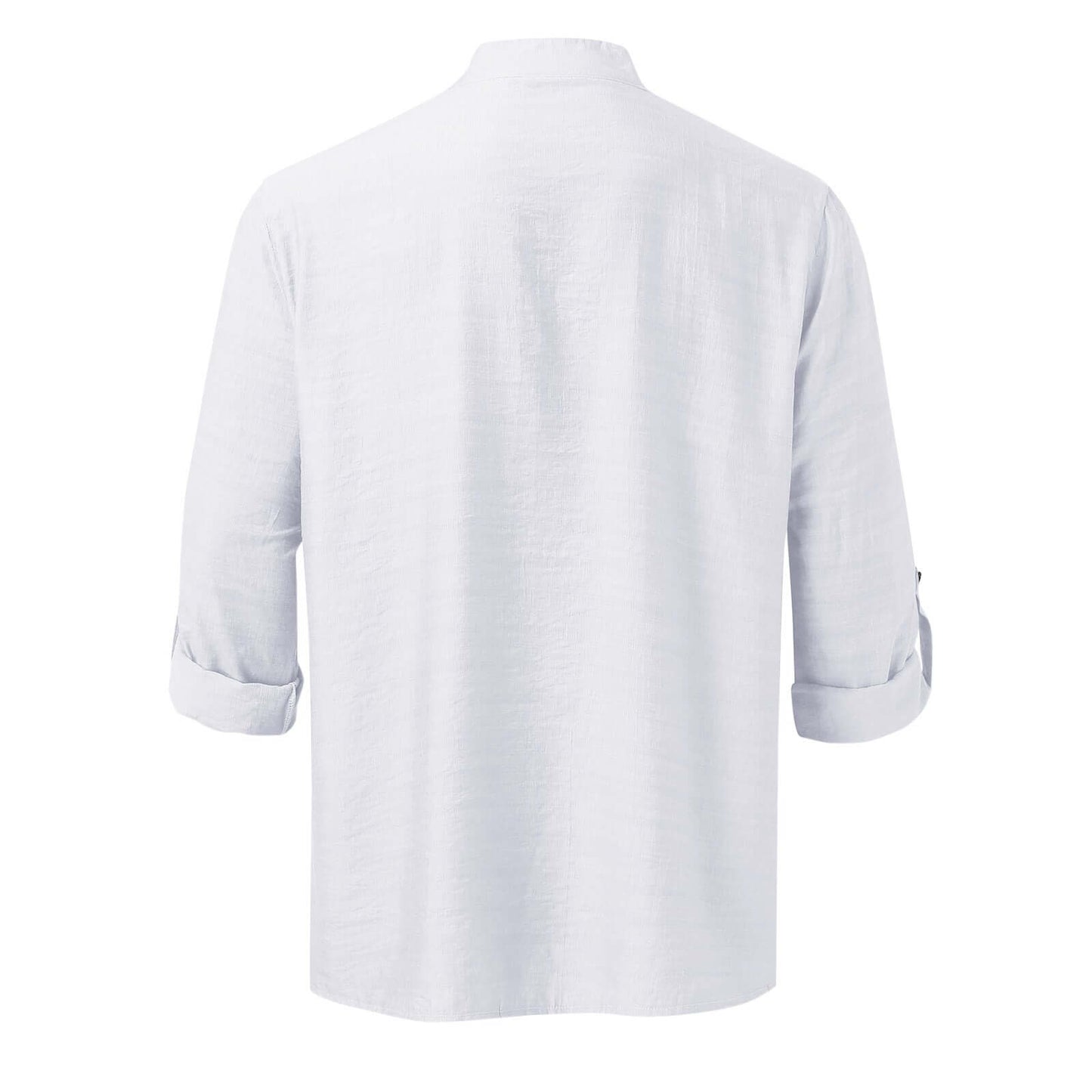 Men's Full Size Half Button Long Sleeve Shirt Plus Size shirts Luxurious Weddings