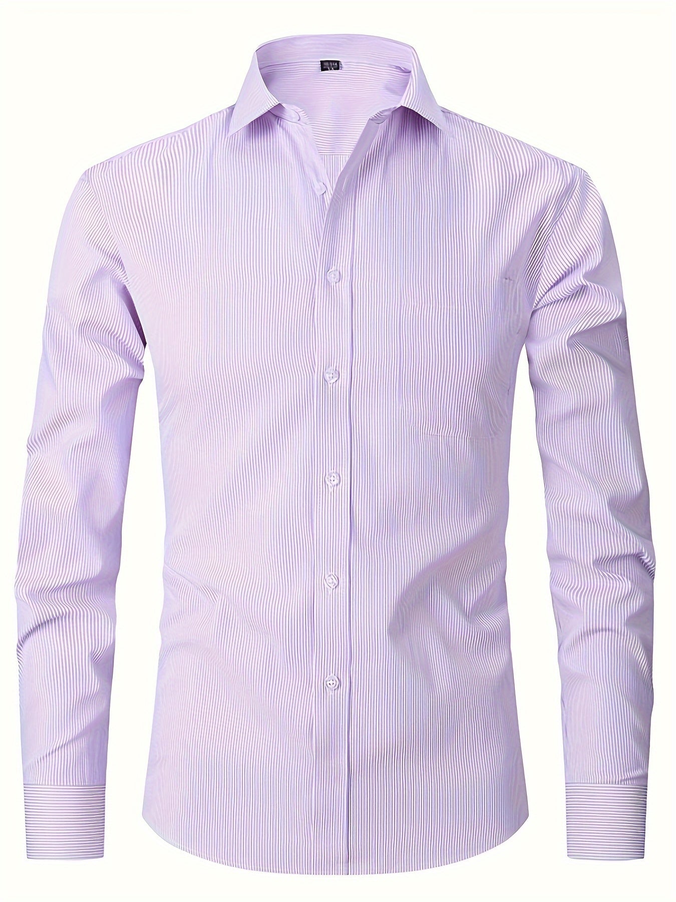 Men's Formal Business Shirts with Long Sleeves - Spring/Fall Collection Men's Formal Shirts Luxurious Weddings