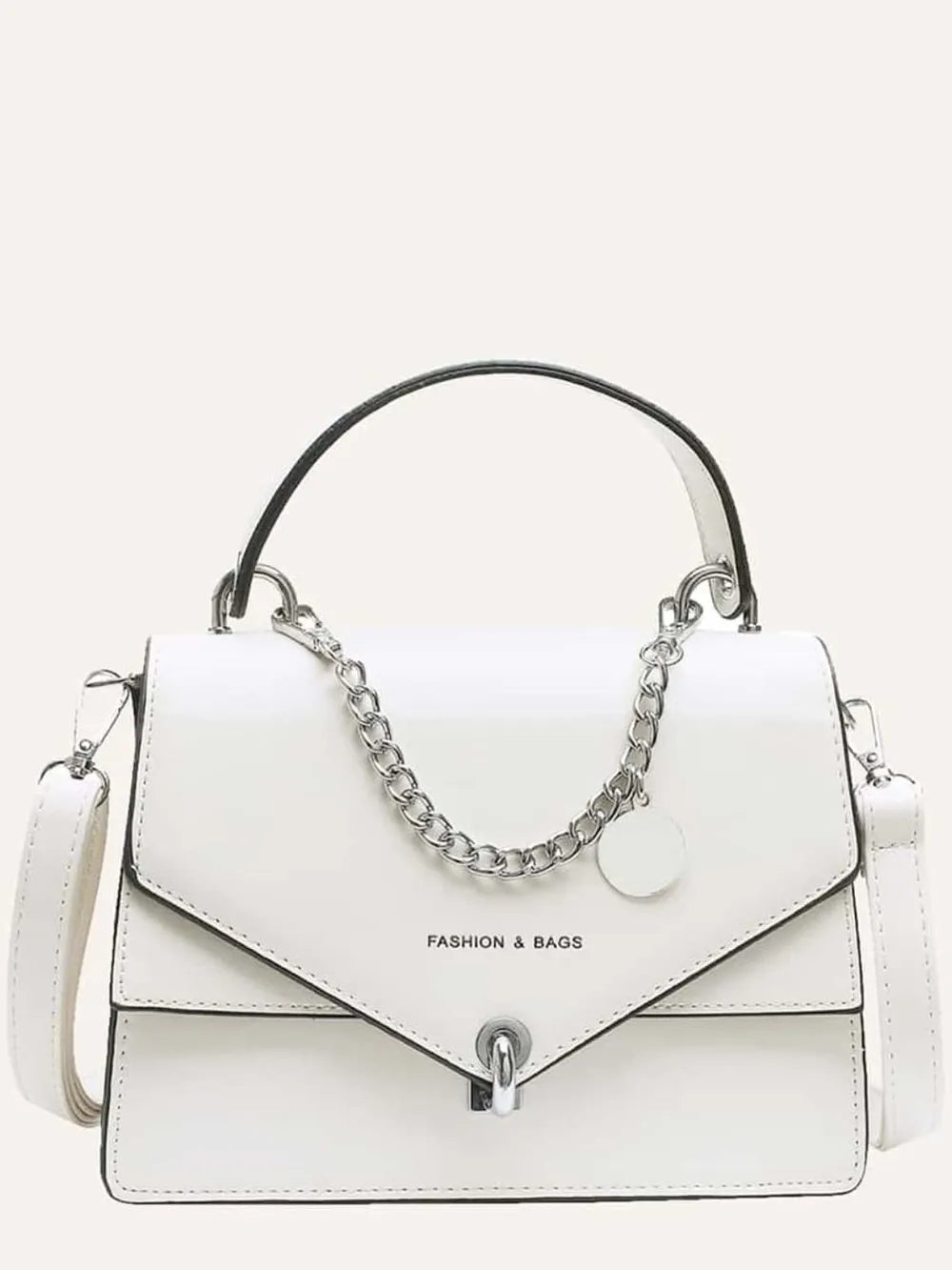 Chain PU Leather Detachable Shoulder Strap Handbag Handbags Luxurious Weddings