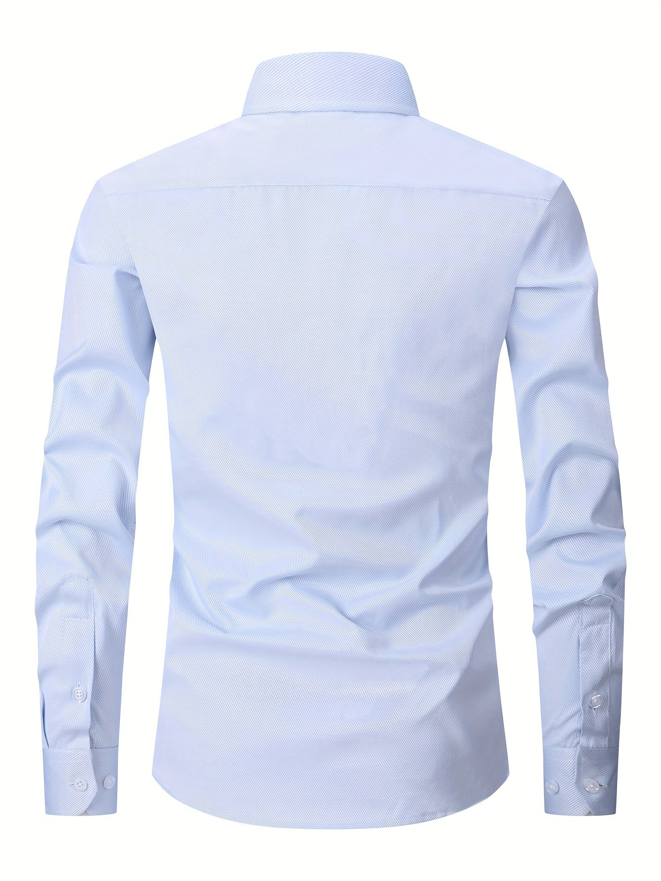 Men's Formal Business Shirts with Long Sleeves - Spring/Fall Collection Men's Formal Shirts Luxurious Weddings