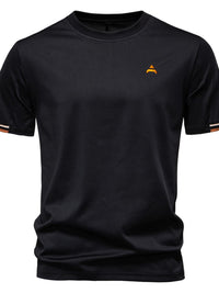 Men's Embroidered Round Neck T-Shirt Men's Tshirts Luxurious Weddings