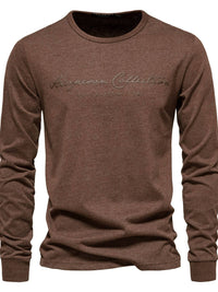 Men's Round Neck Letter Graphic T-Shirt Men's Tshirts Luxurious Weddings