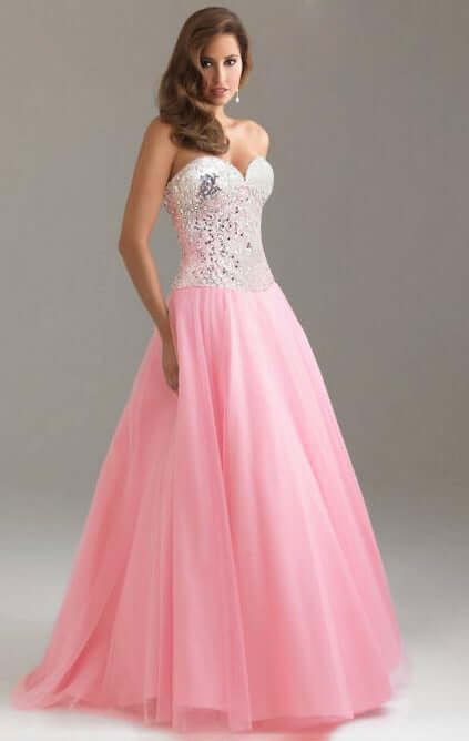 Hotsale Pink Sequined Dress 0 Luxurious Weddings