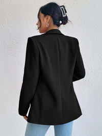 Shawl Collar Long Sleeve Blazer Blazer Luxurious Weddings