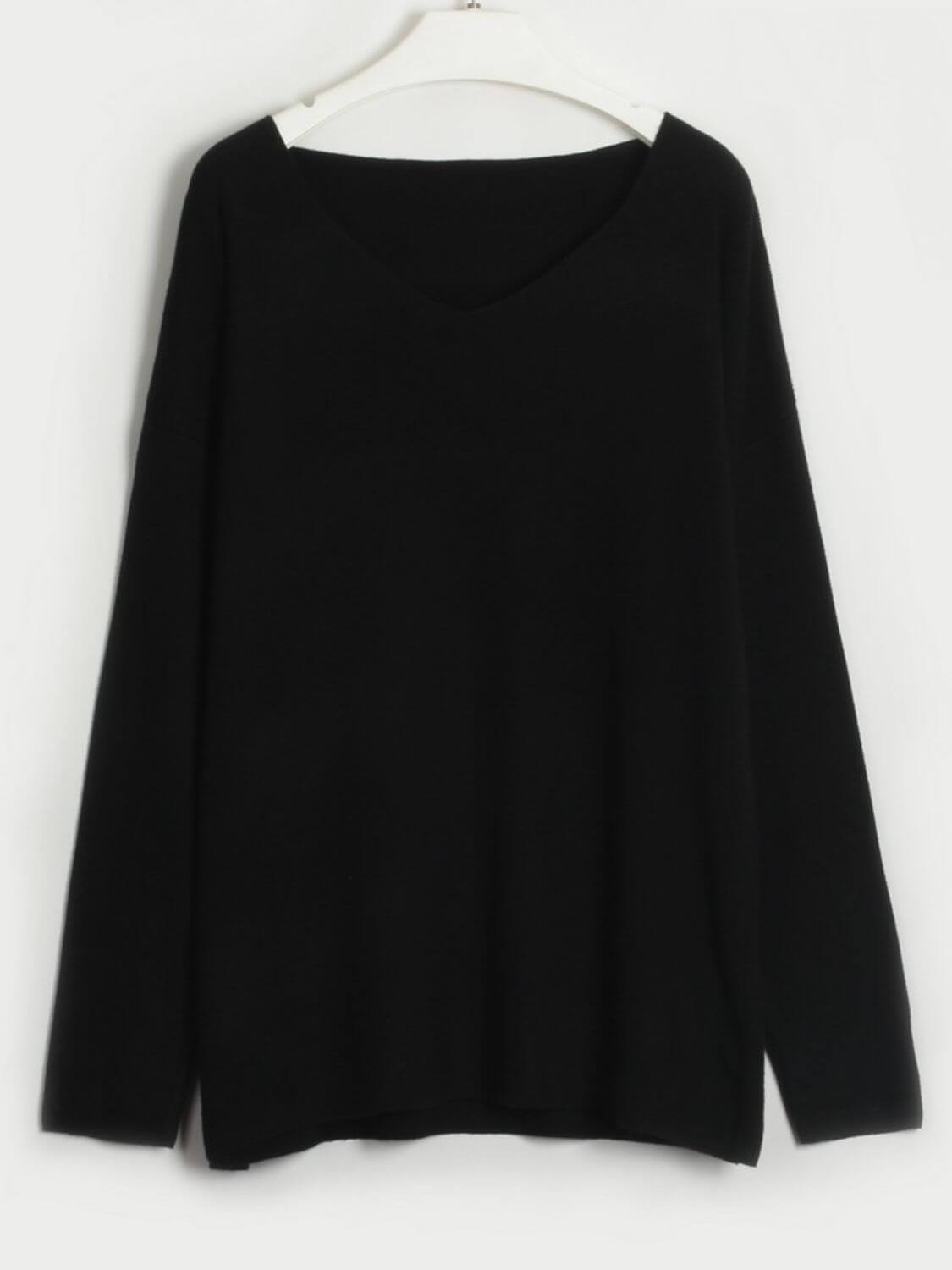 V-Neck Long Sleeve Top and Drawstring Pants Sweater Set Matching Sets Luxurious Weddings