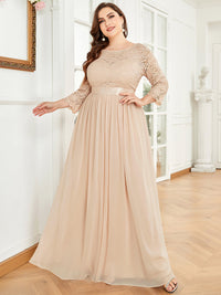 Plus Size Lace Bridesmaid Dresses with Long Lace Sleeve Bridesmaid Dresses Luxurious Weddings