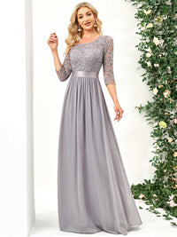 Elegant Empire Waist Bridesmaid Dresses with Long Lace Sleeve Bridesmaid Dresses Luxurious Weddings