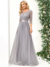 Elegant Empire Waist Bridesmaid Dresses with Long Lace Sleeve Bridesmaid Dresses Luxurious Weddings
