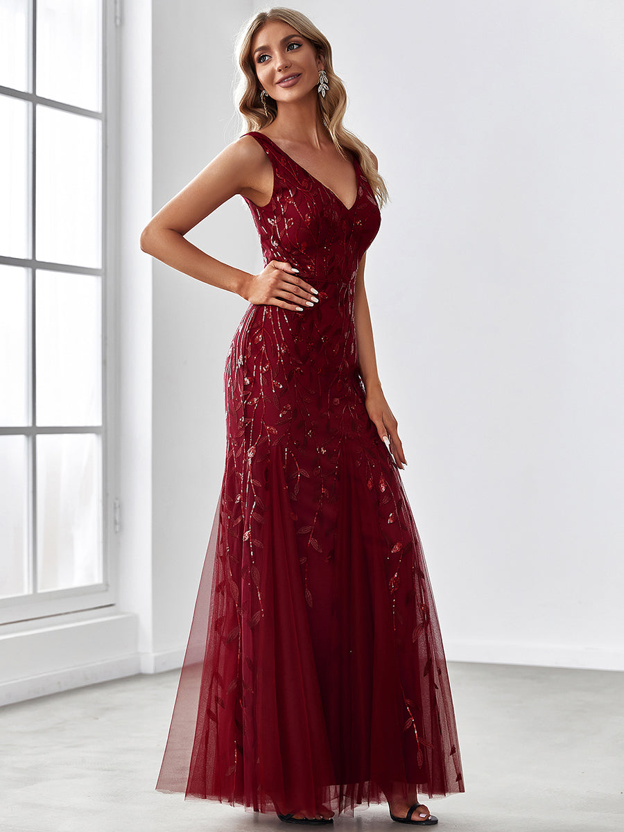 Classic Fishtail Sequin Evening Dresses for Women Dresses Luxurious Weddings