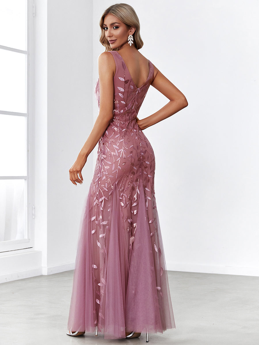 Classic Fishtail Sequin Evening Dresses for Women Dresses Luxurious Weddings