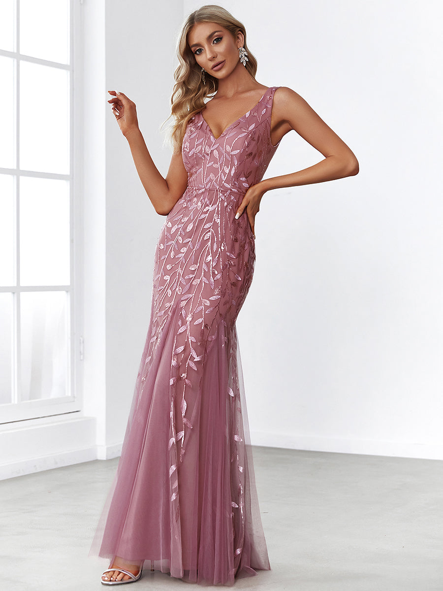 Classic Fishtail Sequin Evening Dresses for Women Dresses Luxurious Weddings