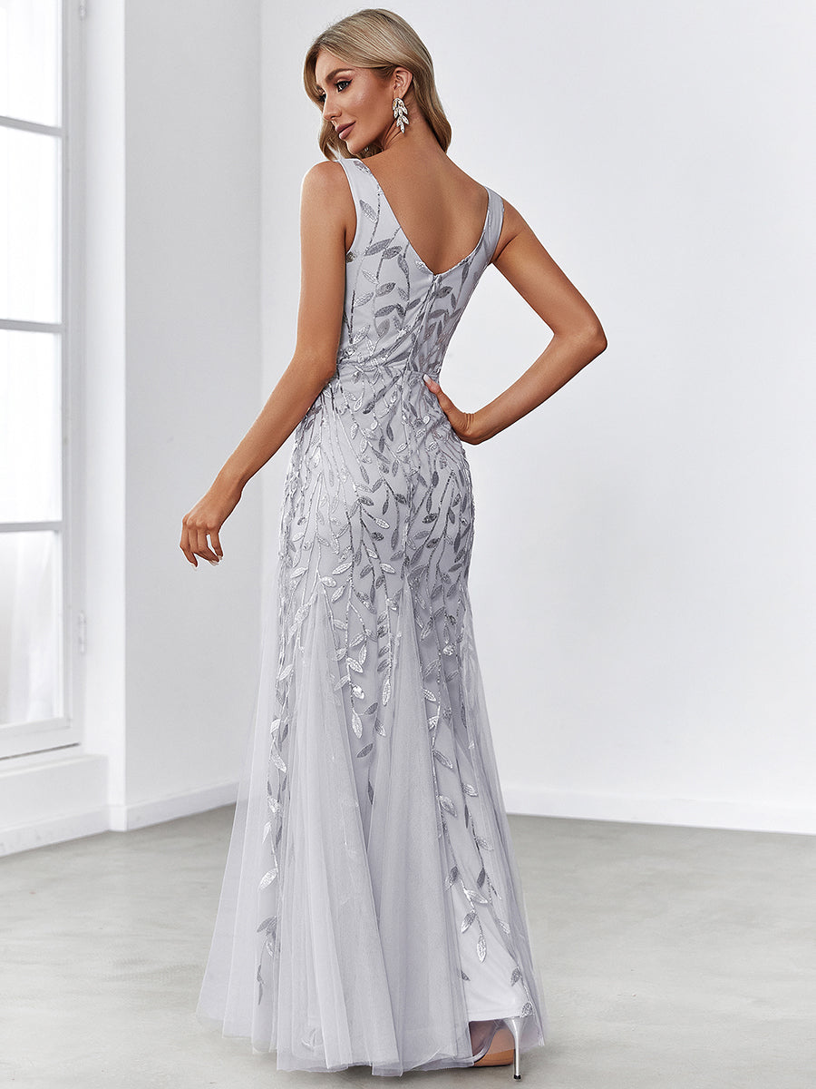 Classic Fishtail Sequin Evening Dresses for Women Dresses Luxurious Weddings