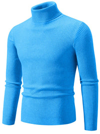 Men's Turtleneck Long Sleeve Ribbed Sweater turtle neck Luxurious Weddings