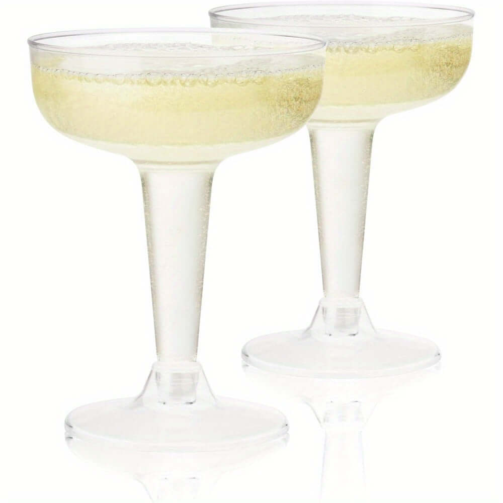 100-Pack Elegant Disposable Champagne Flutes Tableware Luxurious Weddings