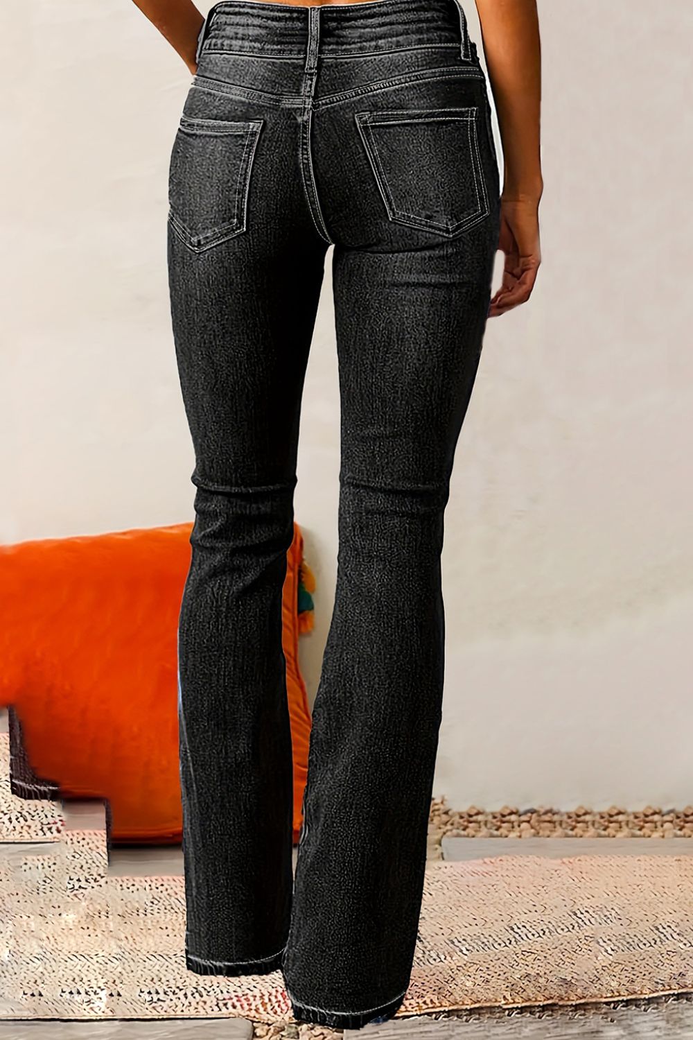 Cat Whisker Washed Bootcut Jeans Jeans Luxurious Weddings