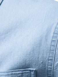 Men's Collared Neck Long Sleeve Denim Shirt Men's Shirts Luxurious Weddings