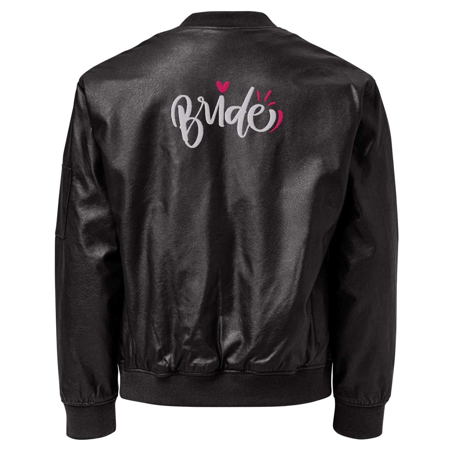 BRIDE TO BE Leather Bomber Jacket women's jacket Luxurious Weddings