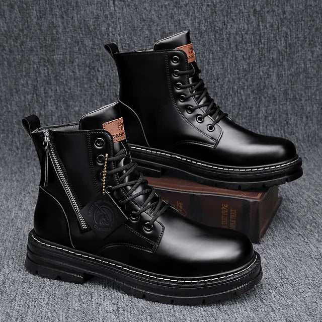 Mens Boots Winter Shoes Leather boots Luxurious Weddings