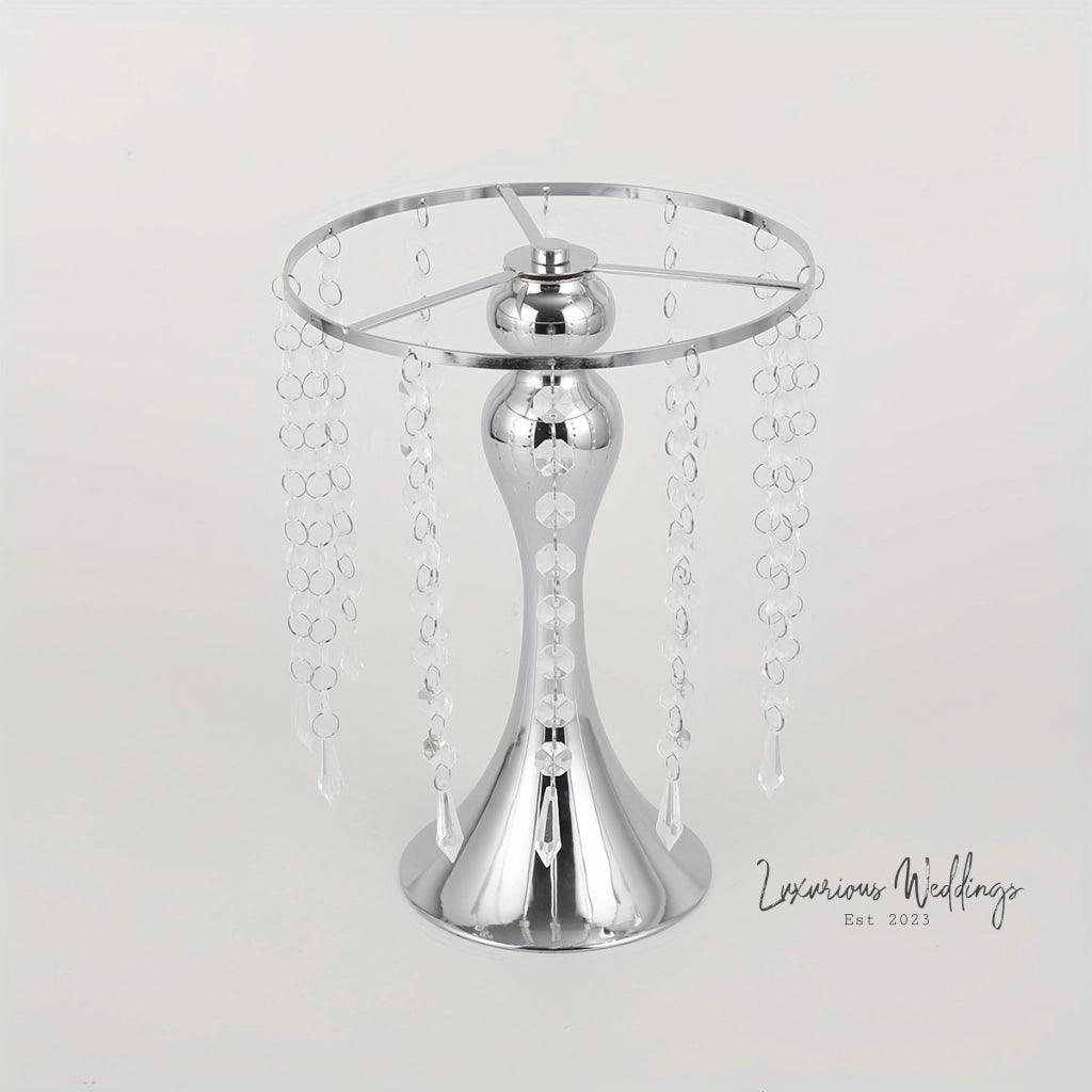Golden Vase for Wedding Centerpieces - Crystal Flower Holder Stand centerpieces Luxurious Weddings