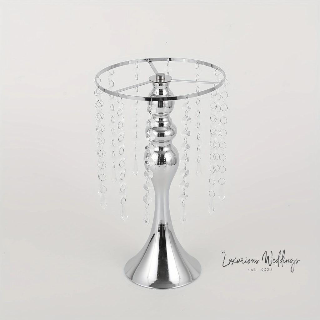 Golden Vase for Wedding Centerpieces - Crystal Flower Holder Stand centerpieces Luxurious Weddings