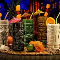 Hawaii Tiki Ceramic Cup tiki cup Luxurious Weddings