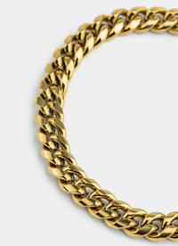 Havana Cuban Bracelet 8mm - 18K Gold Plated