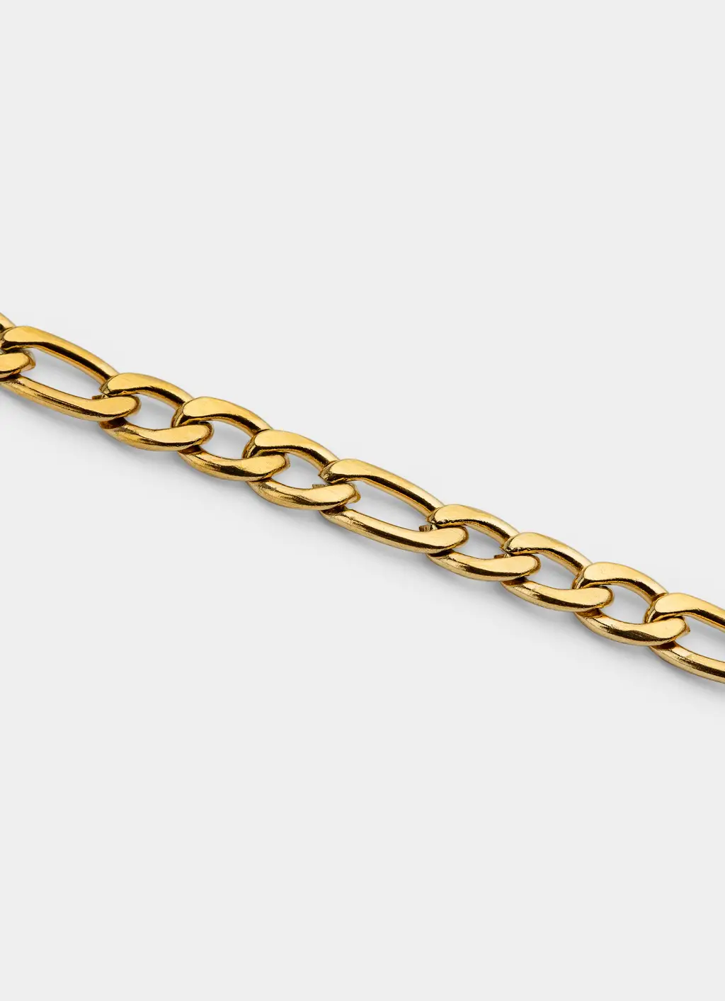 Figaro Bracelet 4mm - 18K Gold Plated