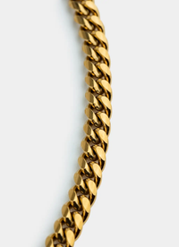 Havana Cuban Necklace 6mm - 18K Gold Plated