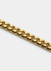 Havana Cuban Bracelet 6mm - 18K Gold Plated