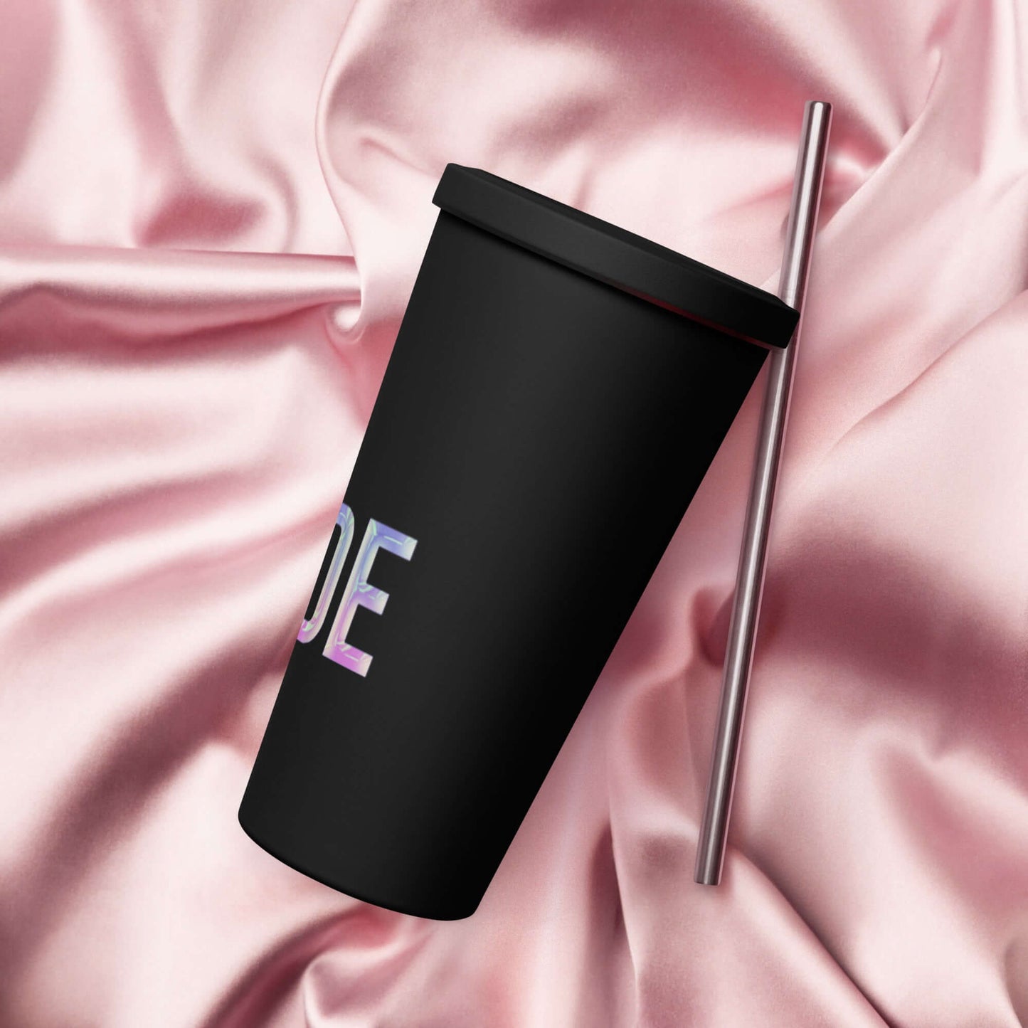 BRIDE Insulated tumbler with a straw Mugs Luxurious Weddings