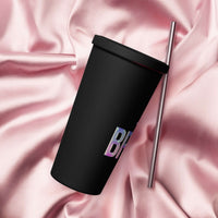 BRIDE Insulated tumbler with a straw Mugs Luxurious Weddings