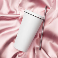 BRIDE Insulated tumbler with a straw Mugs Luxurious Weddings