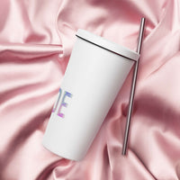 BRIDE Insulated tumbler with a straw Mugs Luxurious Weddings