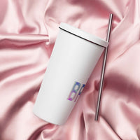 BRIDE Insulated tumbler with a straw Mugs Luxurious Weddings