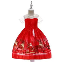 Cartoon Cosplay Snowflake Princess Dress girls dresses Luxurious Weddings