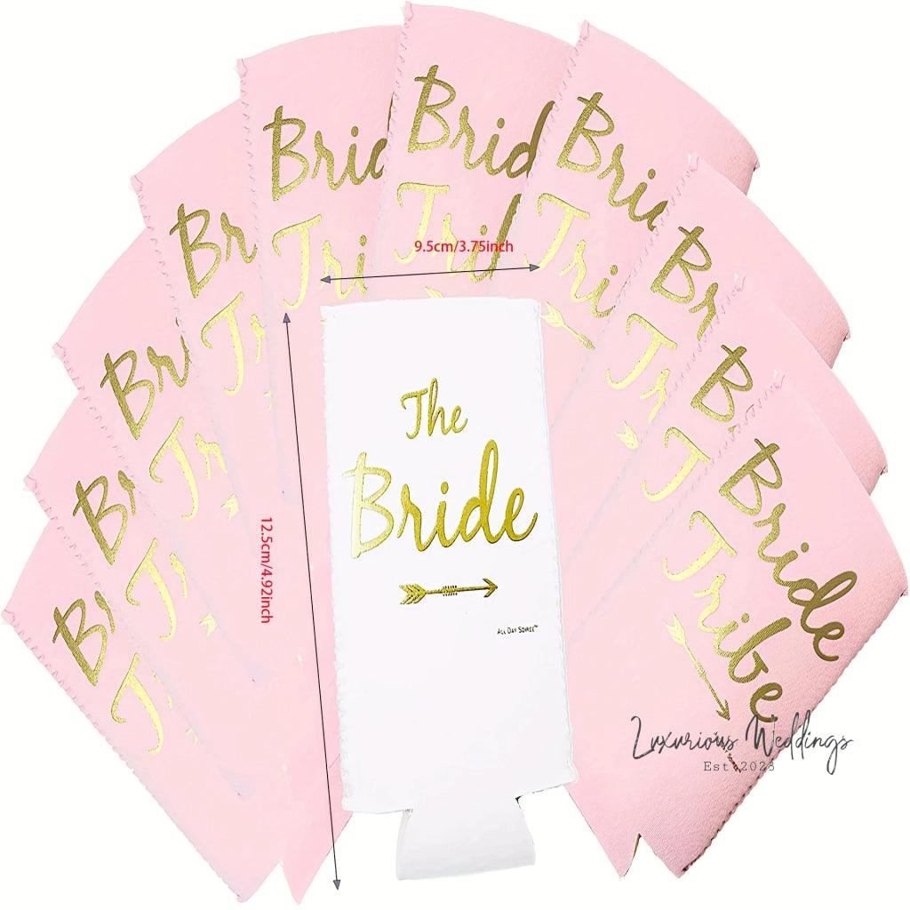 Premium Bride Tribe Skinny Can Sleeves Hens Night Luxurious Weddings