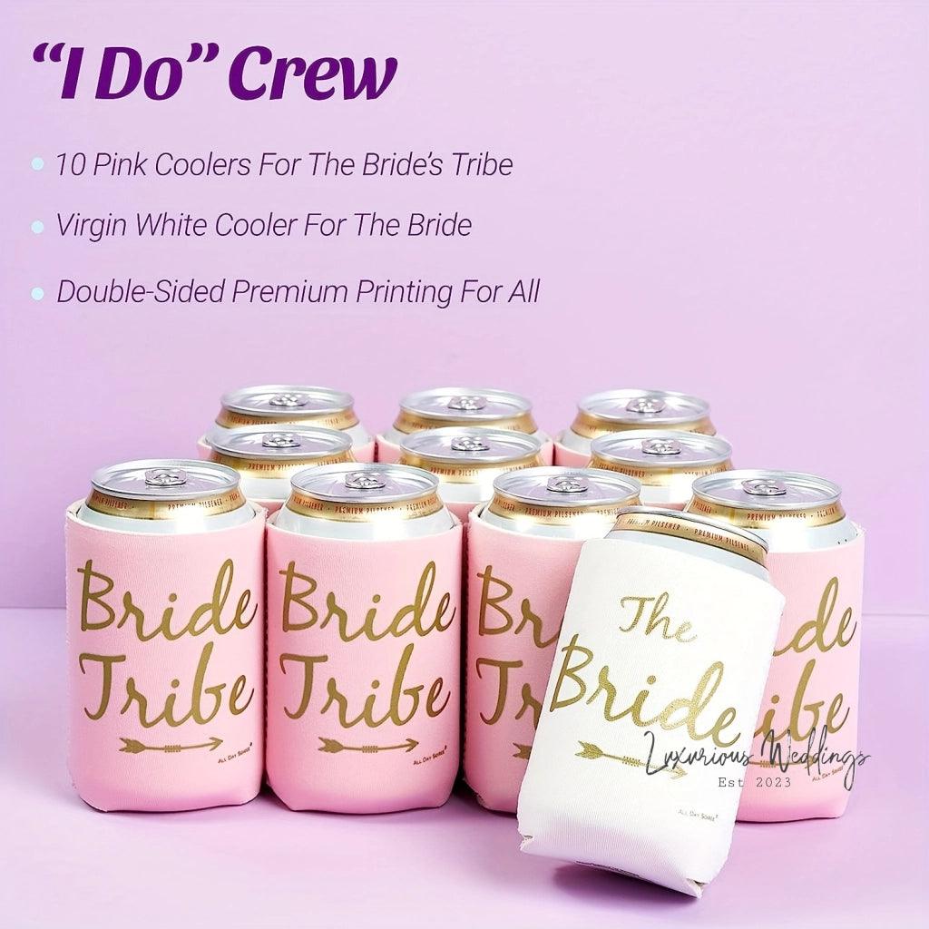 Premium Bride Tribe Skinny Can Sleeves Hens Night Luxurious Weddings
