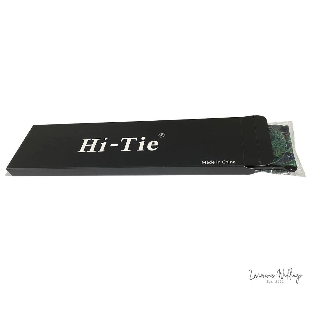 Premium Gatsby Themed Tie Set - Elegant Golden Black Striped Design Tie Set Luxurious Weddings