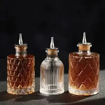 Cocktail Bitters Bottle Vintage Glass decanters Luxurious Weddings