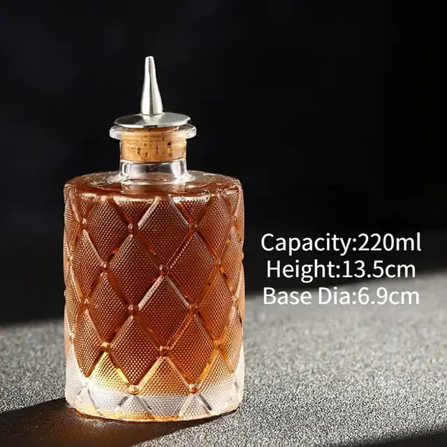 Cocktail Bitters Bottle Vintage Glass decanters Luxurious Weddings